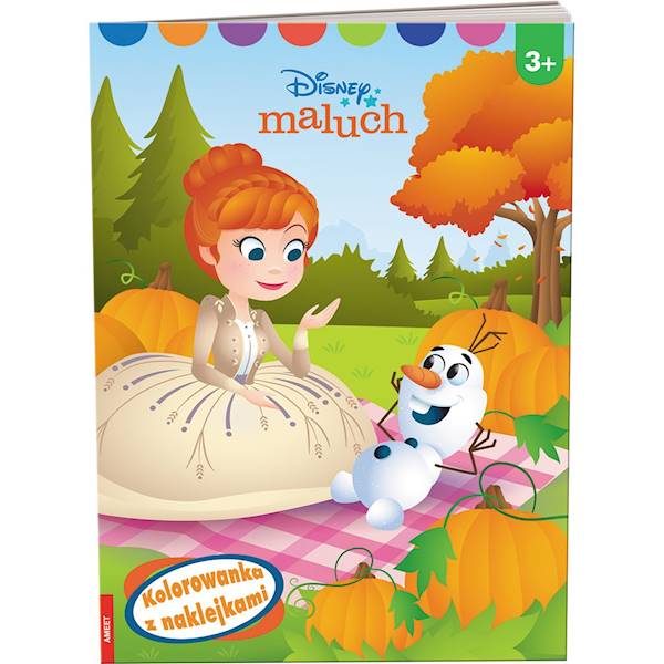 Kolorowanka z naklejkami: Disney Maluch