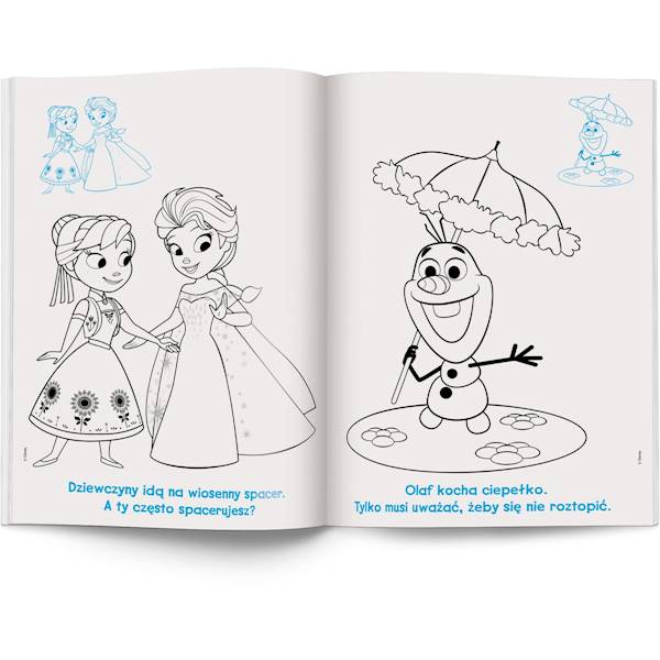 Kolorowanka z naklejkami: Disney Maluch