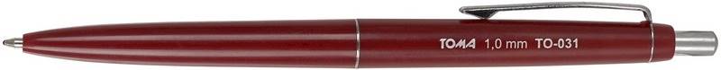 Długopis automatyczny TO-031 niebieski Toma 1 mm
