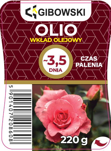Wkład do znicza olejowy OL-2 220g 3,5 dnia
