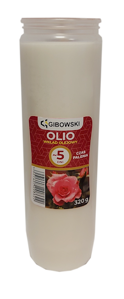 Wkład do znicza olejowy OL-3 320g 5 dni