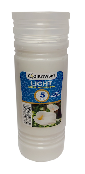 Wkład do znicza parafinowy WZP-5 320g 5 dni