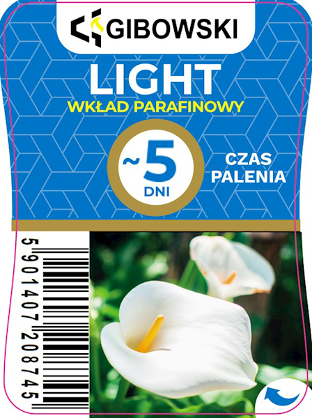 Wkład do znicza parafinowy WZP-5 320g 5 dni