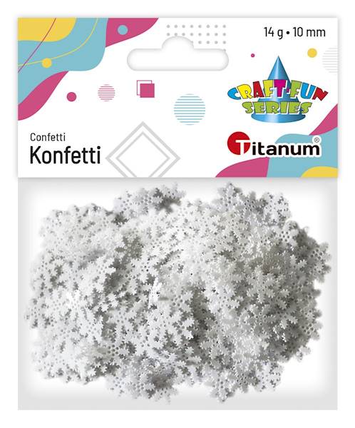 Konfetti Titanum Craft-Fun Series płatki śniegu 10