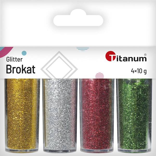 Brokat Titanum 4 sztuki po 10g