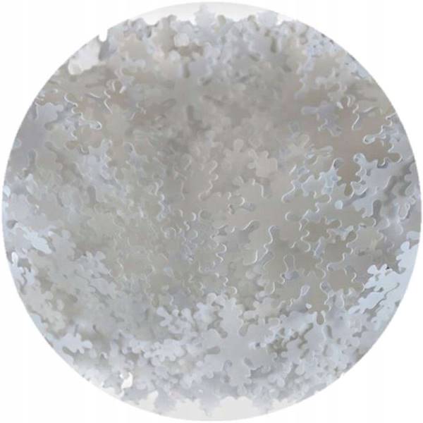 Konfetti Titanum 14g 25mm płatki śniegu białe