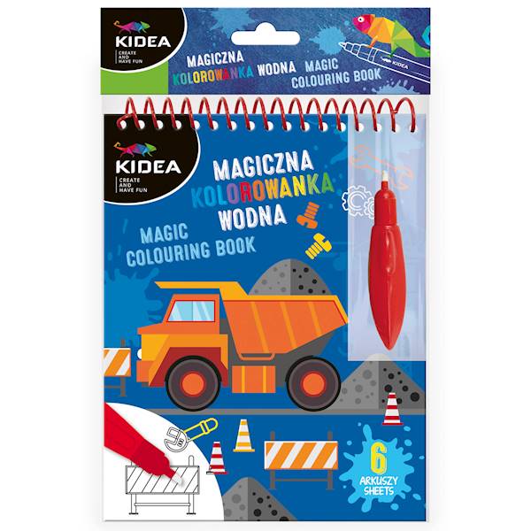 Magiczna kolorowanka wodna Kidea kotki