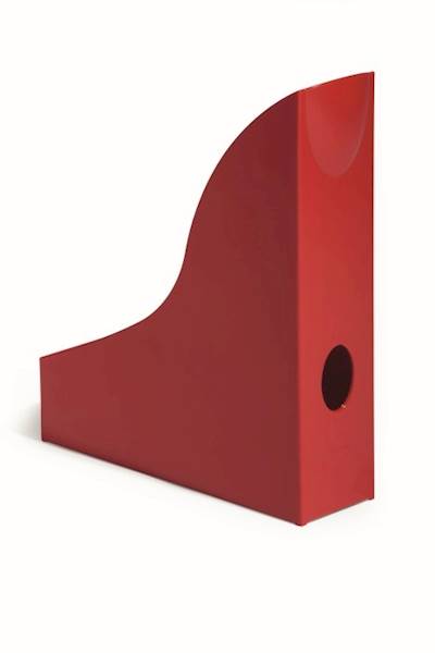 Pojemnik na czasopisma czerwony Durable