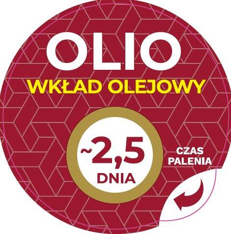 Wkład do znicza olejowy OL-1 150g 2,5 dnia