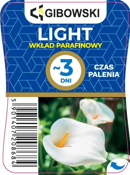 Wkład do znicza parafinowy WZP-3 240g 3 dni