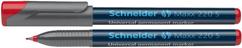 Foliopis permanentny Schneider MAXX 220S czerwony