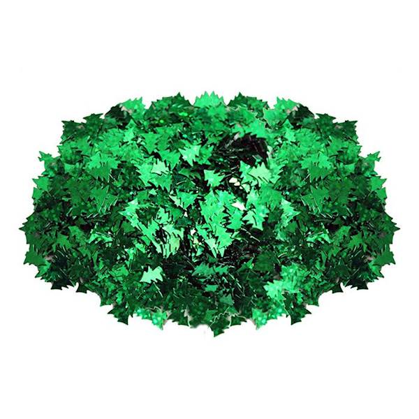 Konfetti Titanum choinki zielone 7mm 14g