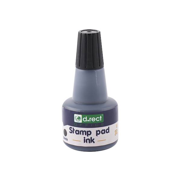 Tusz do pieczątek D.RECT czarny 30ml