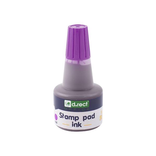 Tusz do pieczątek D.RECT fioletowy 30 ml
