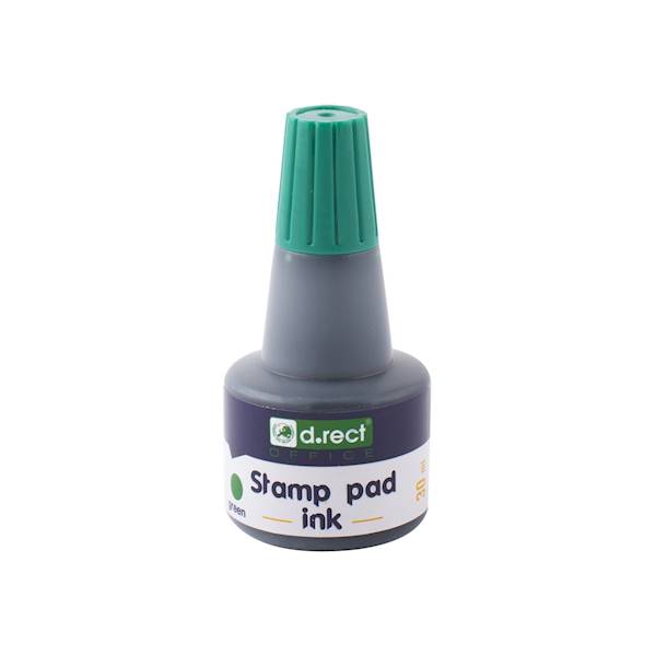 Tusz do pieczątek D.RECT zielony 30 ml