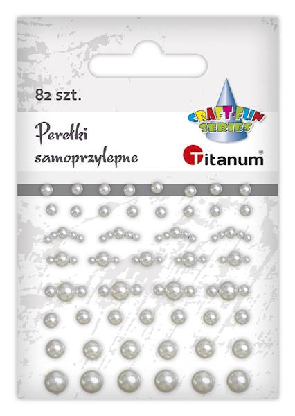 Perełki samoprzylepne Titanum 82 szt.