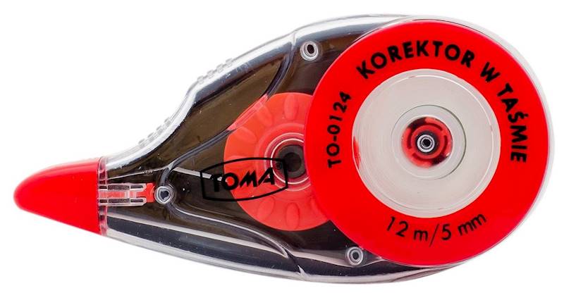 Korektor w taśmie TOMA TO-0124 12m/5mm 
