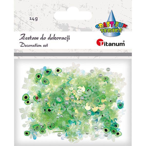 Zestaw do dekoracji Titanum 14g zielony