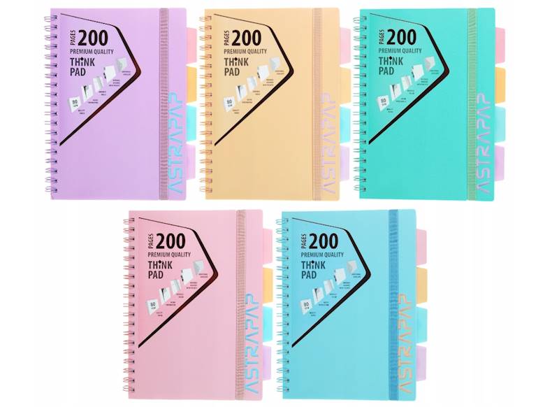 Kołozeszyt Astrapap pastel B5 200k