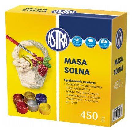 Masa solna Astra z zestawem farb 450g