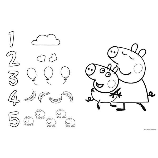 Puzzle Trefl świnka Peppa 15 GIANT 3w1