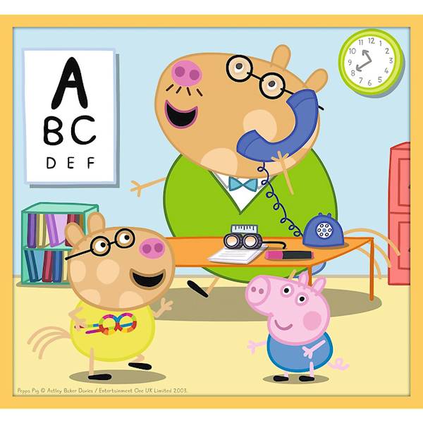 Puzzle Trefl Świnka Peppa 329 el. 10 obrazków w 1
