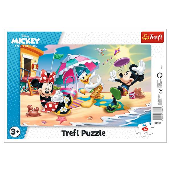 Puzzle Trefl Zabawy na plaży 15 elementów