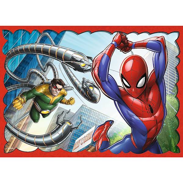 Puzzle Trefl Spider Man 207 el. 4 obrazki w 1 