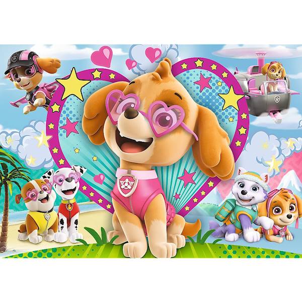Puzzle Trefl Psi Patrol w blasku Skye