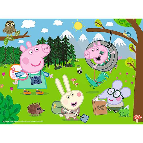 Puzzle Trefl Świnka Peppa leśna wyprawa 30 el.