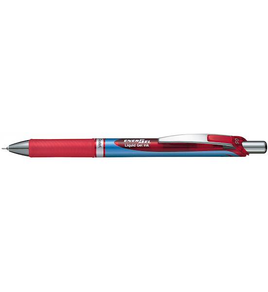 Cienkopis żelowy Pentel BLN75  0,5mm czerwony
