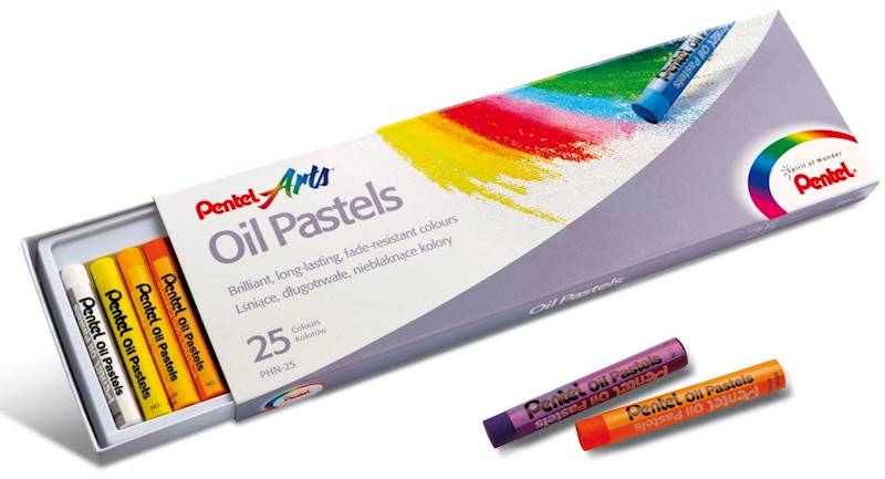 Pastele olejne 25 kol. Pentel 