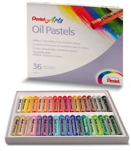 Pastele olejne 36 kol. Pentell