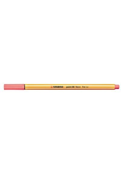 Cienkopis Stabilo czerwony neonowy 0,4 mm