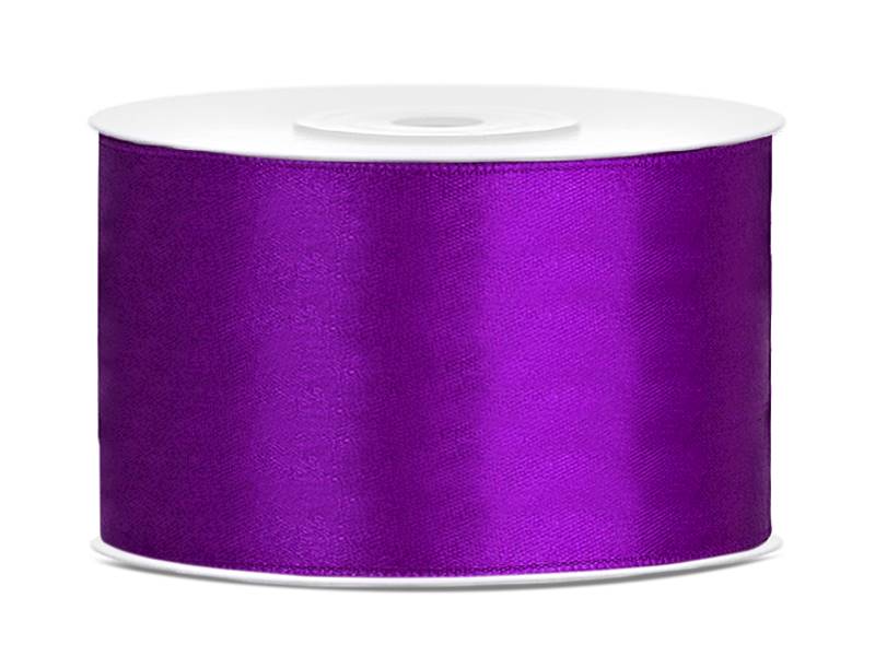 Wstążka satynowa purpurowa 38mm x 25m