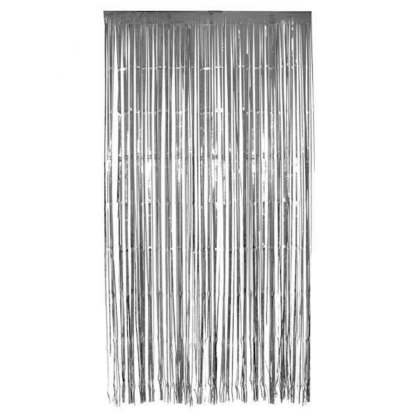 Dekoracja Arpex kurtyna srebrna 100x200cm