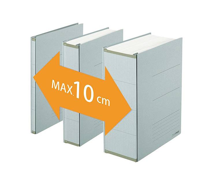 Teczka skoroszytowana Zero Max A4 szara