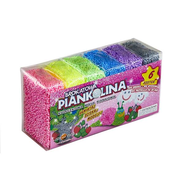 Piankolina Art And Play 6 kol. brokatowy mix