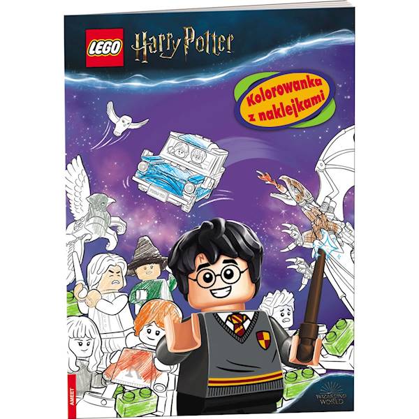 Kolorowanka z naklejkami Lego Harry Potter
