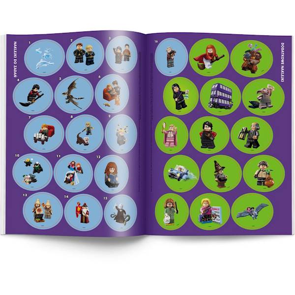 Kolorowanka z naklejkami Lego Harry Potter