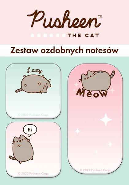 Zestaw ozdobnych notesów Pusheen