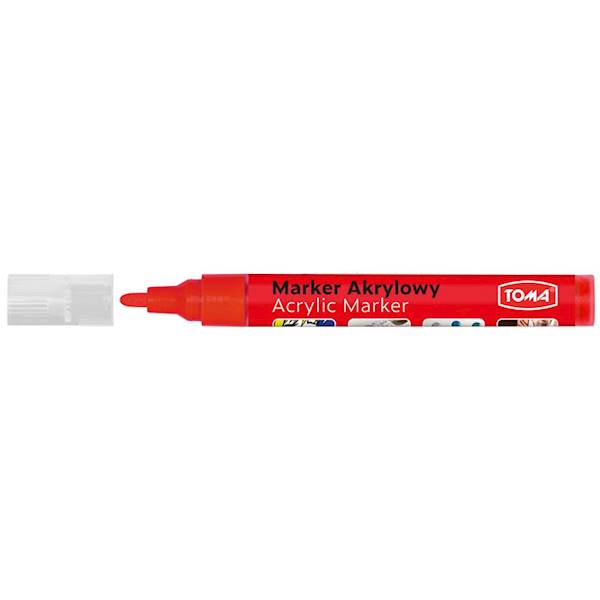 Marker akrylowy Toma TO-402 czerwony