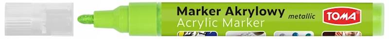Marker akrylowy Toma TO-402 met. jasnozielony