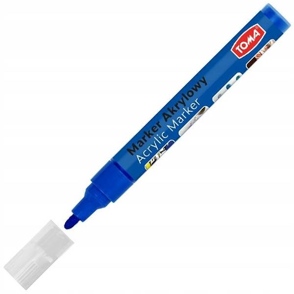 Marker akrylowy Toma TO-402 niebieski