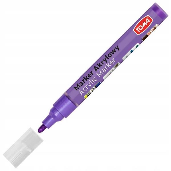 Marker akrylowy Toma TO-402 fioletowy