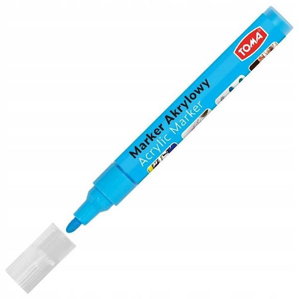 Marker akrylowy Toma TO-402 jasnoniebieski