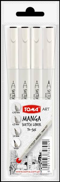 Cienkopis Toma Manga 4 szt. TO-346