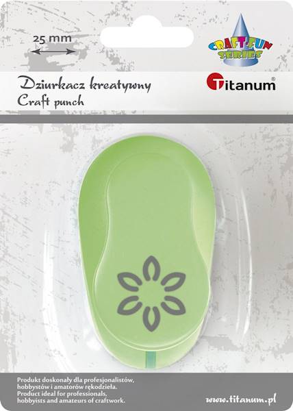 Dziurkacz ozdobny Titanum 25mm kwiat 