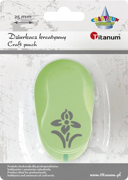 Dziurkacz ozdobny Titanum 25mm kwiat 