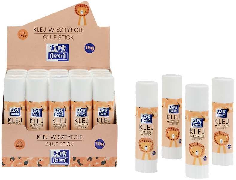 Klej w sztyfcie 15g Oxford Kids